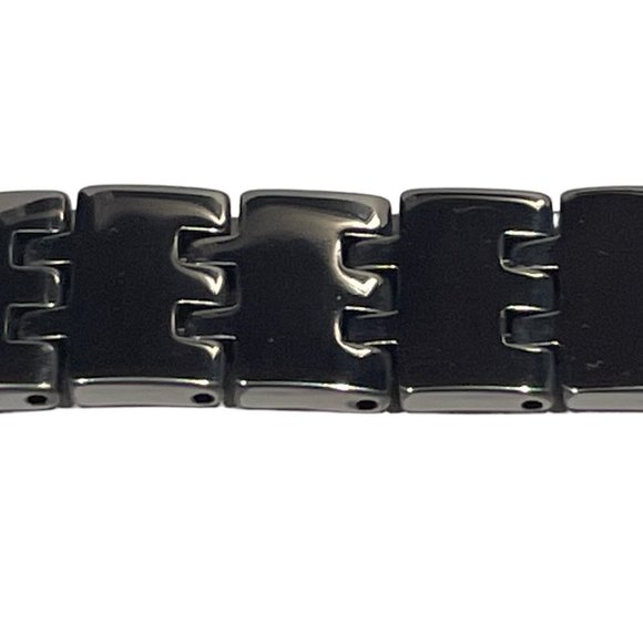 Men's Tungsten Gun Metal Colored Bracelet - Picture 2 of 3